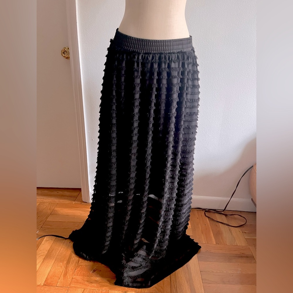 JIJIL long skirt black - size 42 - L -Italian brand
